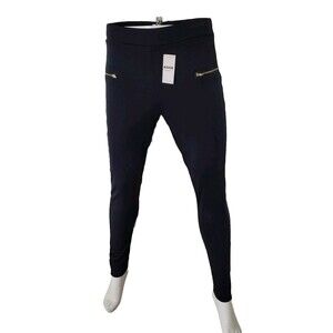 NWT Asha Legging Pants Womens S/M Black Soft Spandex Activewear Jogging Walk